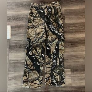 Camo Print Cargo Pants
